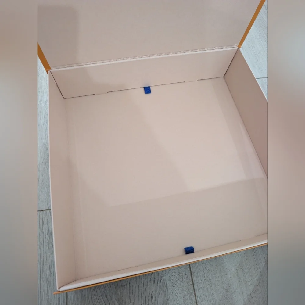 Authentic Louis Vuitton Large Orange Gift Box